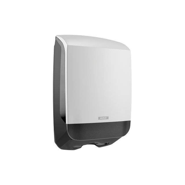 Papirdispenser til papirhåndklæder Katrin M hvid 77410