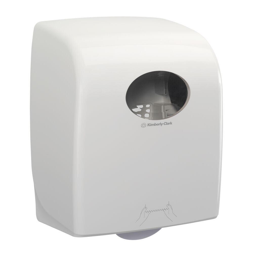Dispenser til håndklæderuller – Kimberly Clark – Hvid