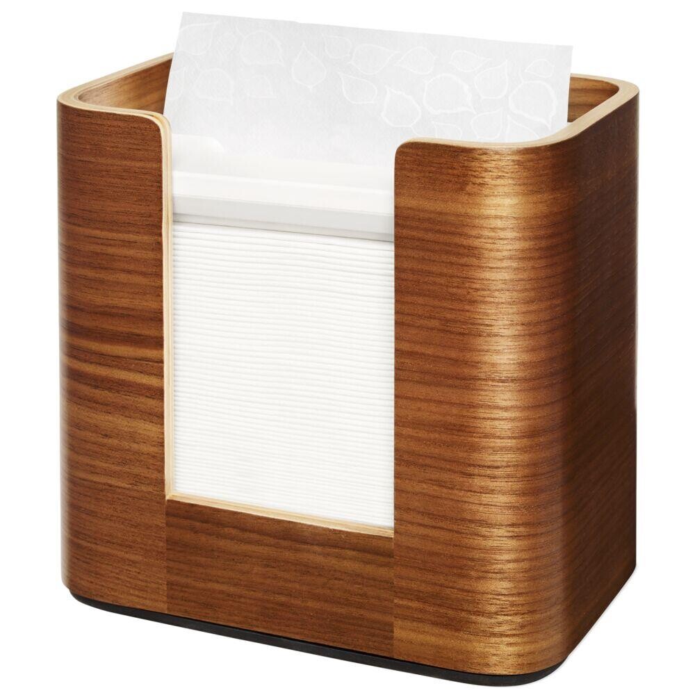 Dispenser til servietter Tork 273002 valnød træ og plastik 19,30cm x13,60cm x 20,30cm