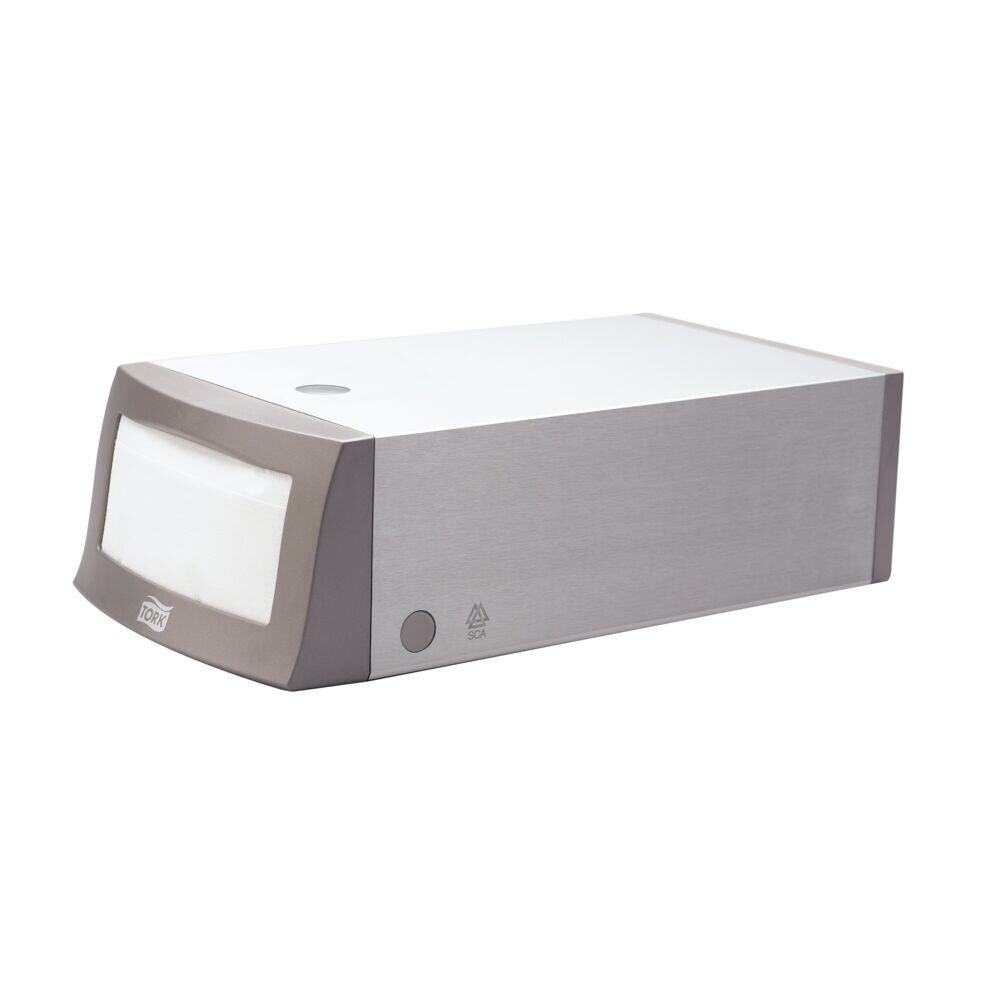 Dispenser til servietter Tork N1 271600 counterfold grå metal/plast 18,90cm