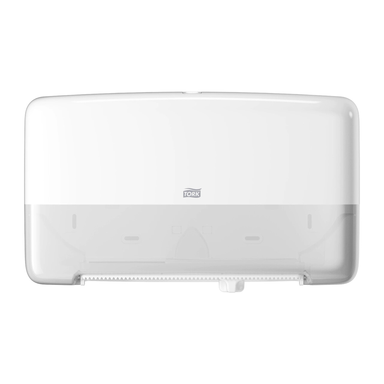 Toiletpapirholder - Tork Twin Mini Jumbo 555500 - Hvid