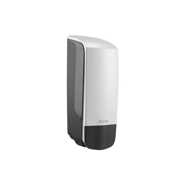 Sæbedispenser til sæbe & foam, Katrin 77373, Inc sæbe 1 liter, sort/hvid