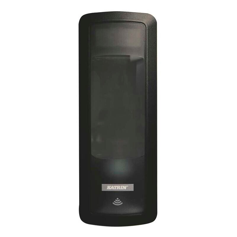 Dispenser – Katrin Touchfree – til sæbe & skumsæbe – Sort – 0,5 L