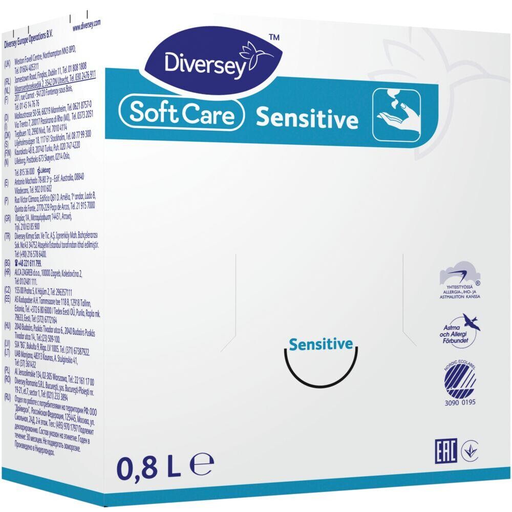 Håndsæbe - Diversey Soft Care Sensitive 800ml - Uden parfume/farve - 6 stk
