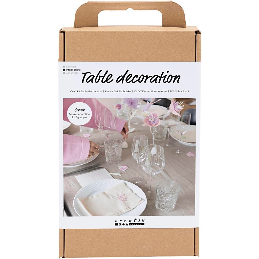 Kreakasse DIY Kit Bordpynt pastelfarver