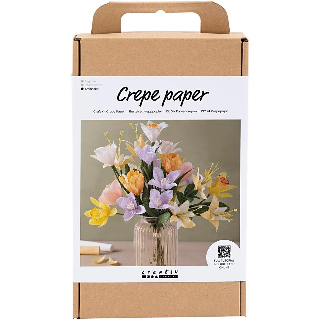 Kreakasse DIY Kit Crepepapir - 1 pakke