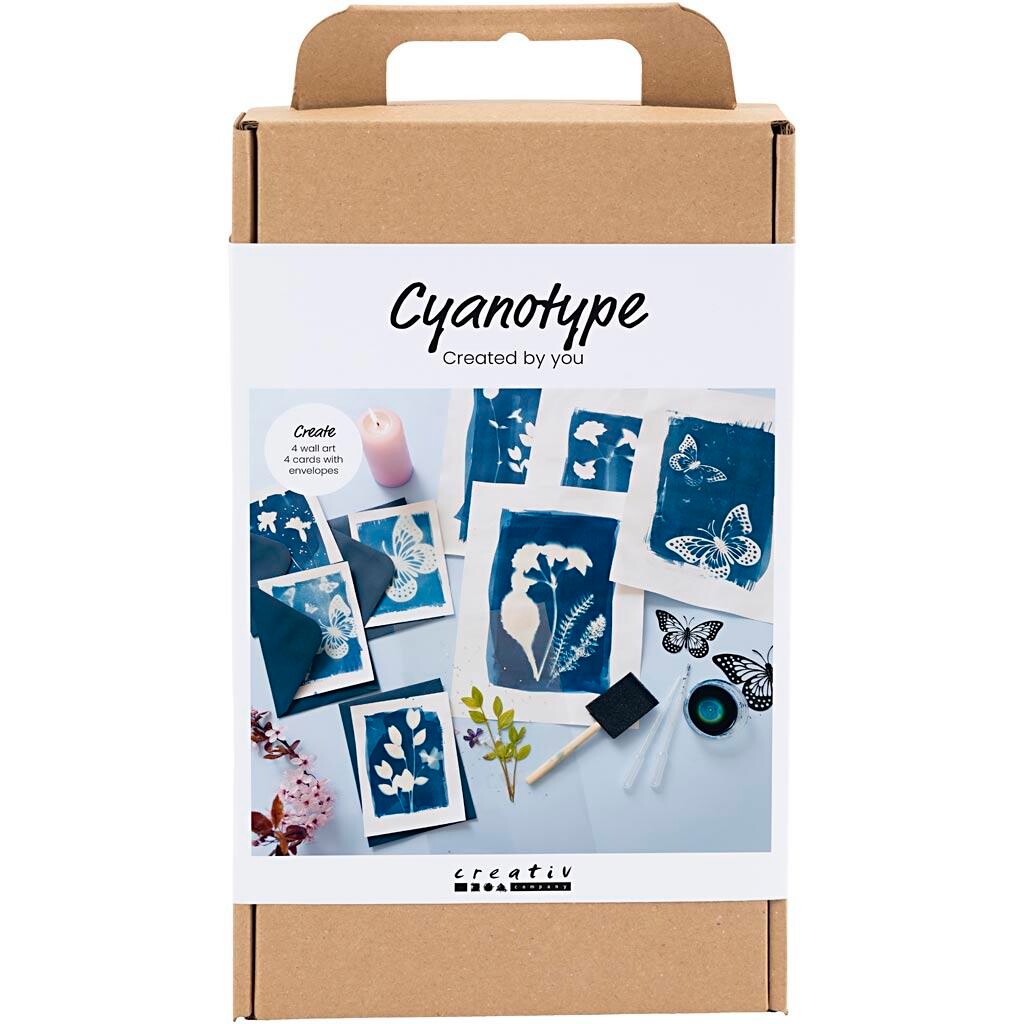 DIY Kit Cyanotypi, blå - 1 pk