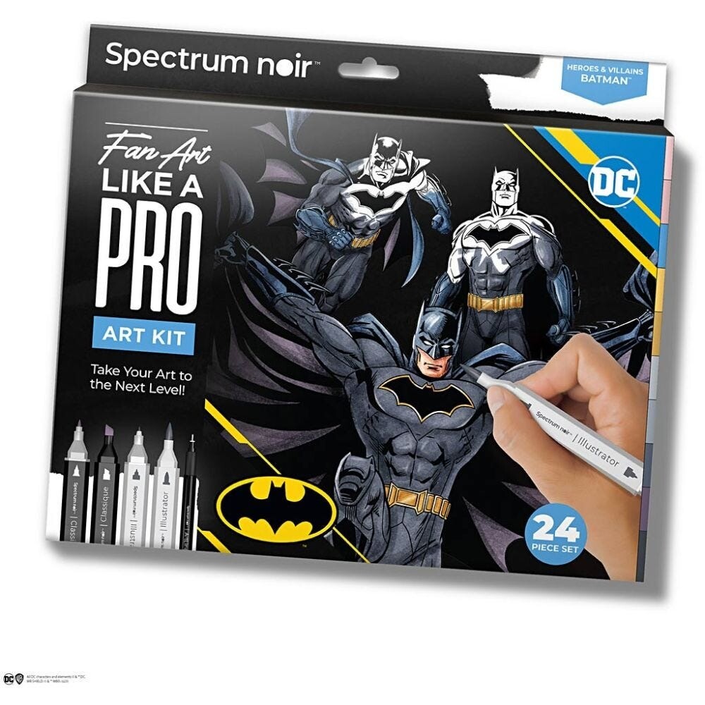 DIY Kit Illustration Batman: Helte og skurke ass. farver