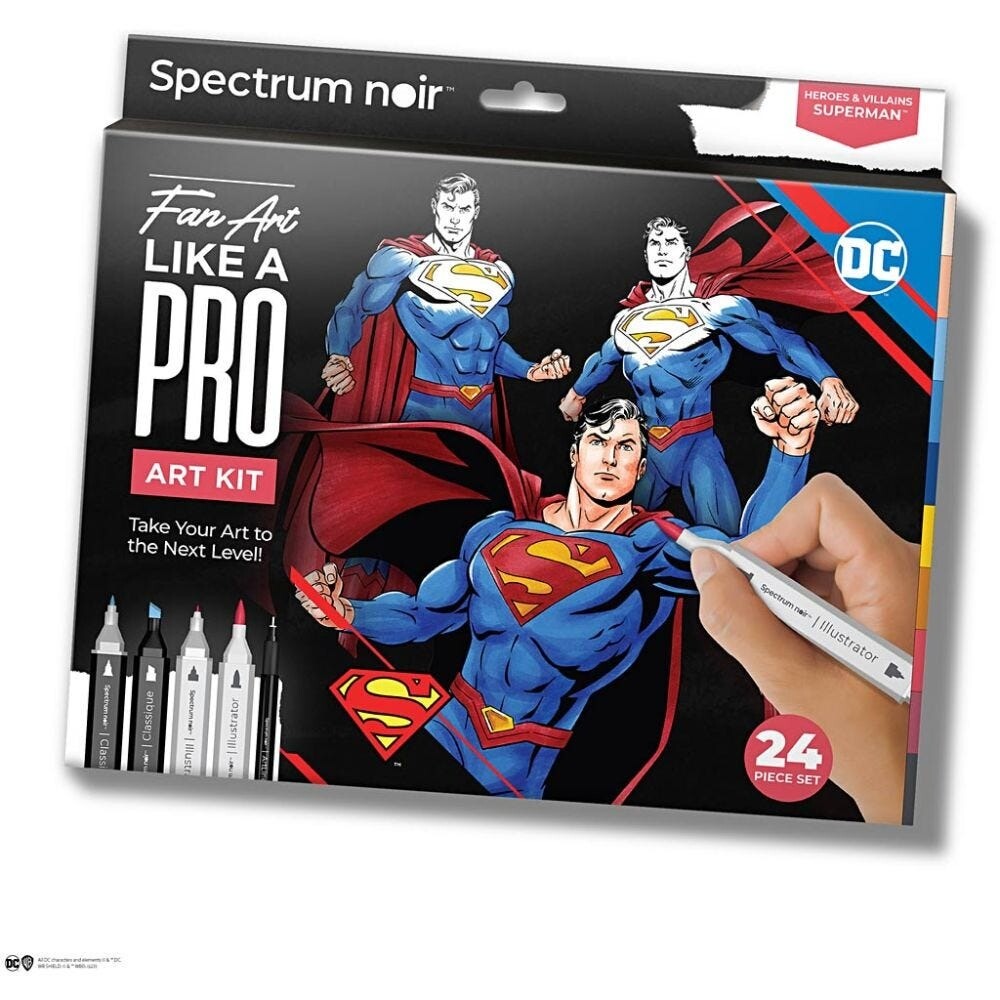 DIY Kit Illustration Superman ass. farver