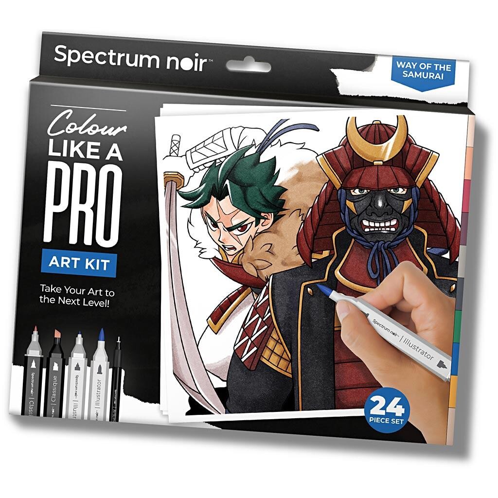 DIY Kit Illustration Way of the Samurai ass. farver
