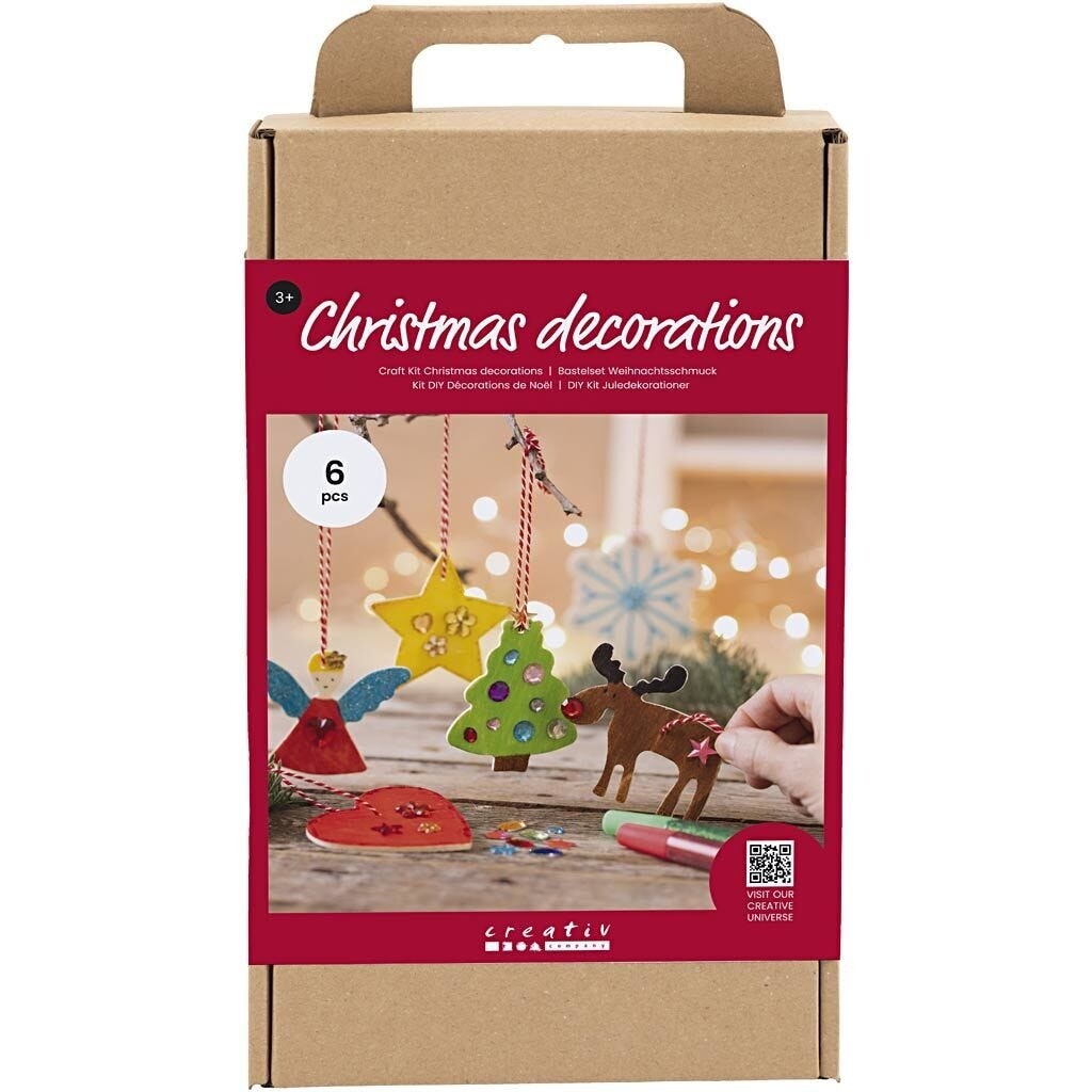 DIY Kit Juledekorationer, Farvelægning