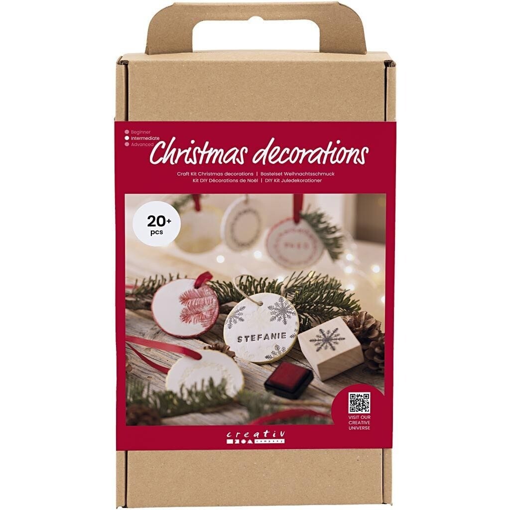 DIY Kit Juledekorationer, Selvhærdende ler