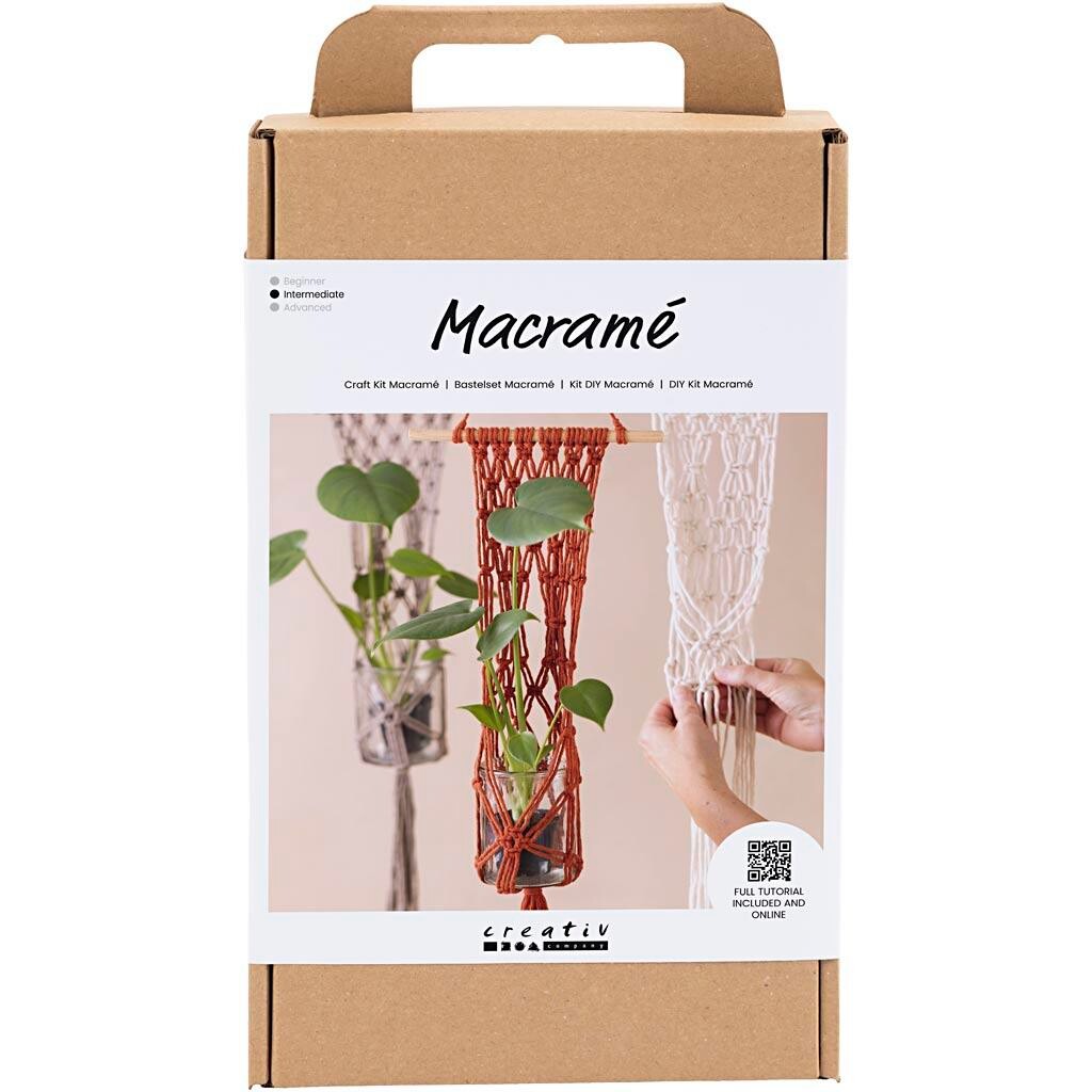 DIY Kit macramé blomsterophæng