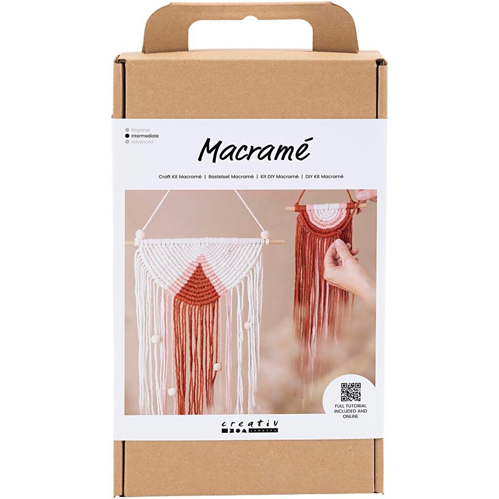 DIY Kit Macramé vægdekoration