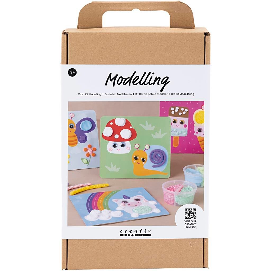 Kreakasse DIY Kit Modellering Dekorationsplade