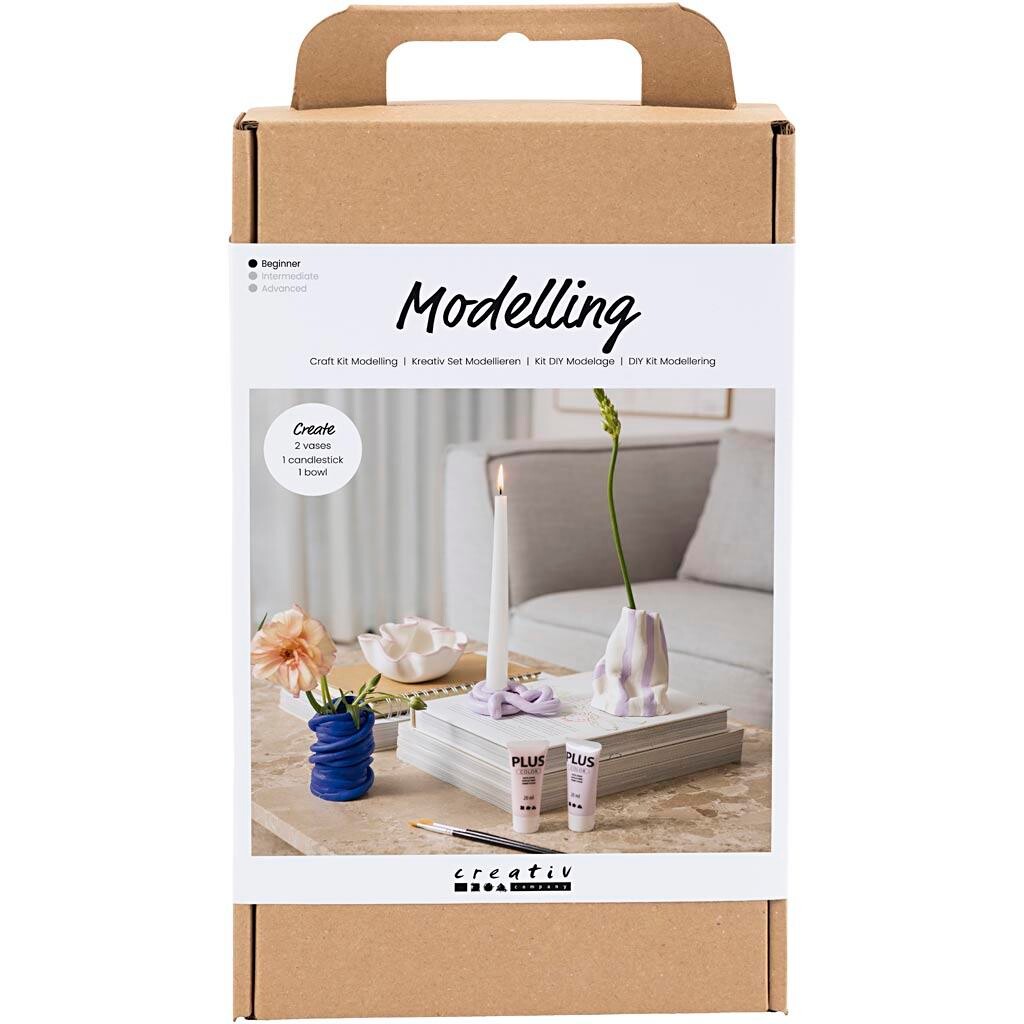 Kreakasse DIY Kit Modellering Krukker og vaser