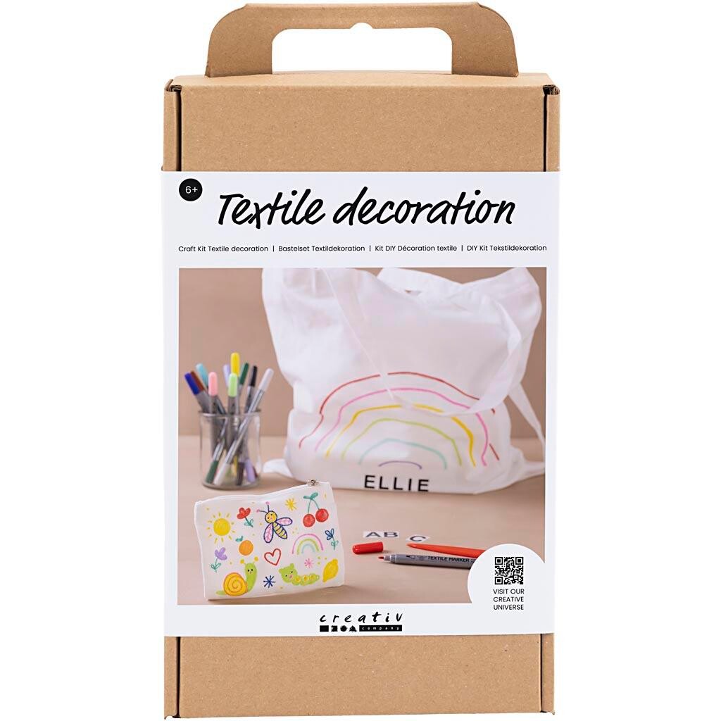 Kreakasse DIY Kit Tekstildekoration - 1 pakke