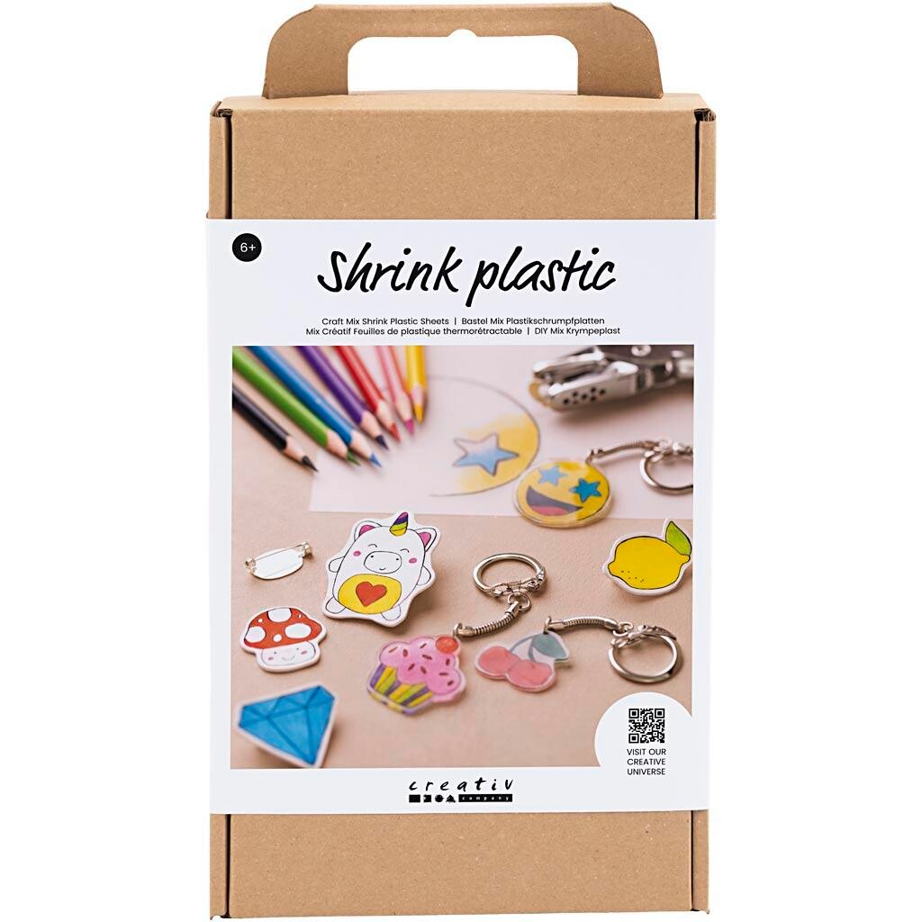 Kreakasse DIY Mix Krympeplast Accessories - 1 pakke