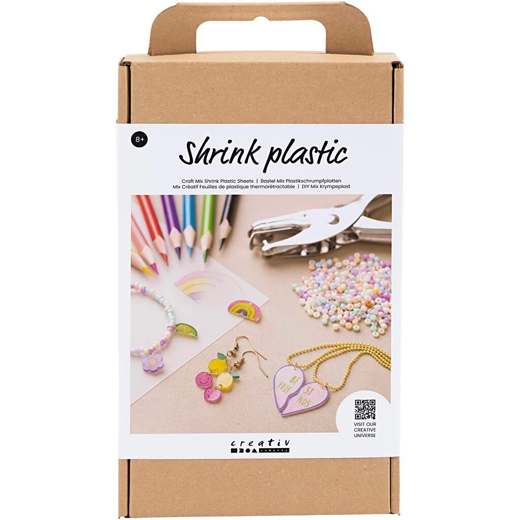 Kreakasse DIY Mix Krympeplast Smykker - 1 pakke