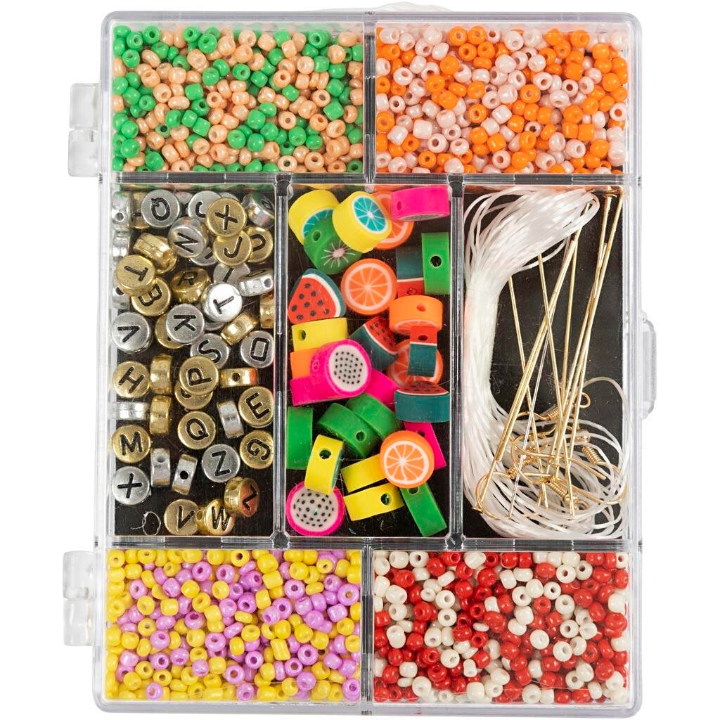 Kreakasse DIY Mix Smykker Frugtmix stærke farver