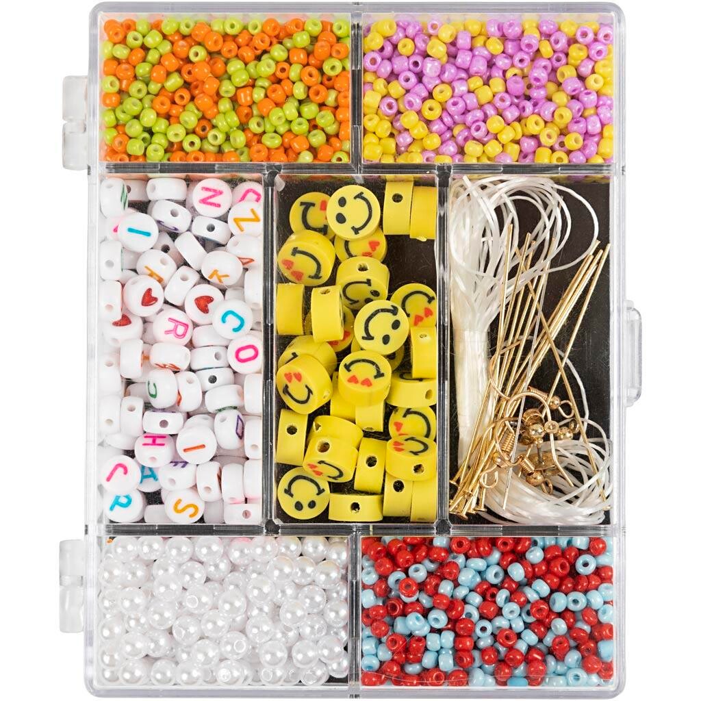 Kreakasse DIY Mix Smykker Regnbuemix regnbuefarver