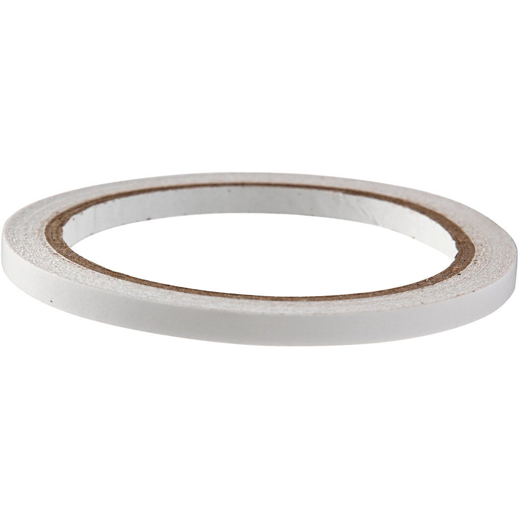 Dobbeltklæbende tape - 6 mm bred - 10 m