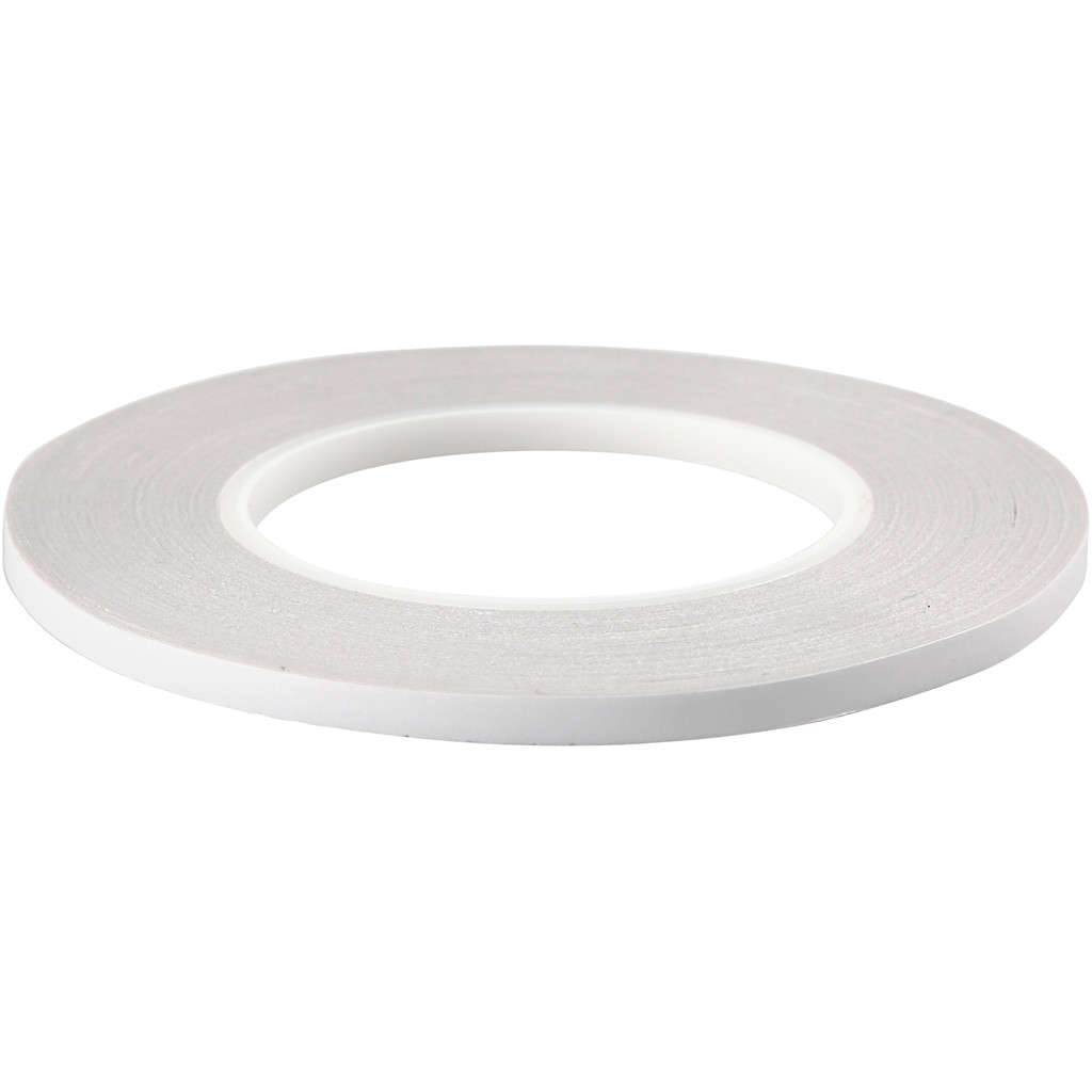 Dobbeltsidet tape 6mm x 50m - 6 ruller