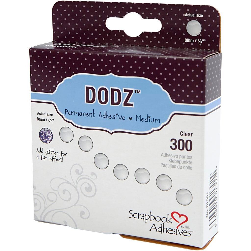 Klæbepunkter - Dodz 3L Ø8 mm 0,5 mm medium - 300 stk