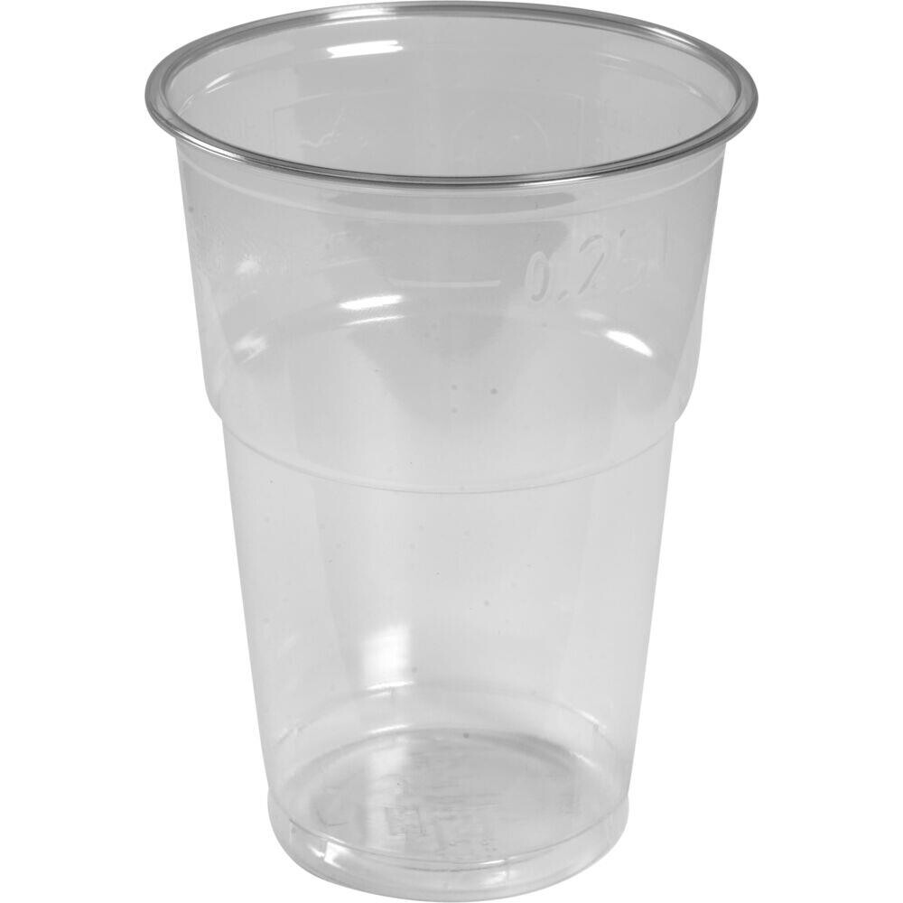 Drikkeglas With a Step, ABENA Gastro, 11,5cm, Ø7,82cm, 250 ml, klar, RPET - 1250 stk