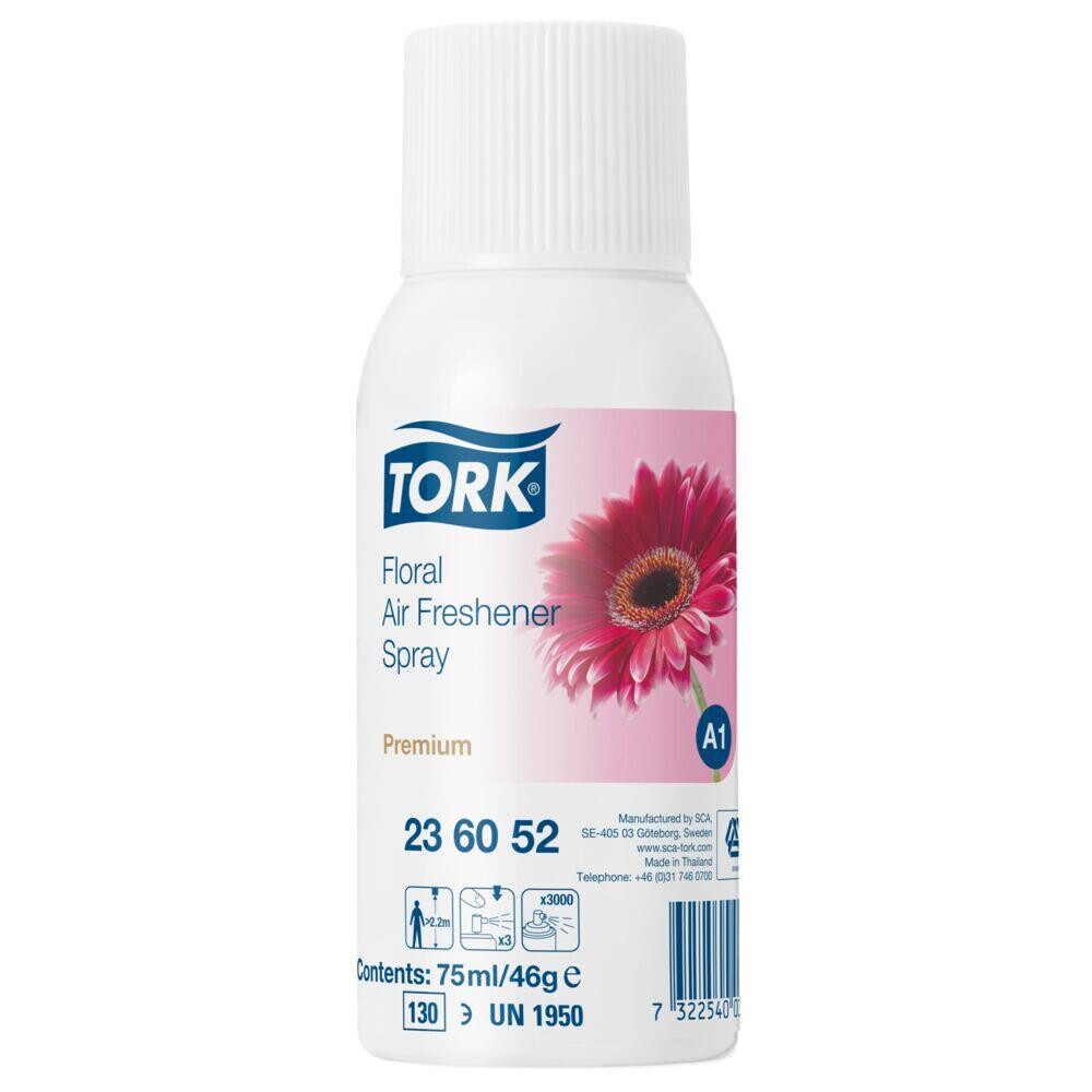Duftspray - Tork - 236052 - A1 - Premium - 75 ml - Blomster - Hvid - 12 stk