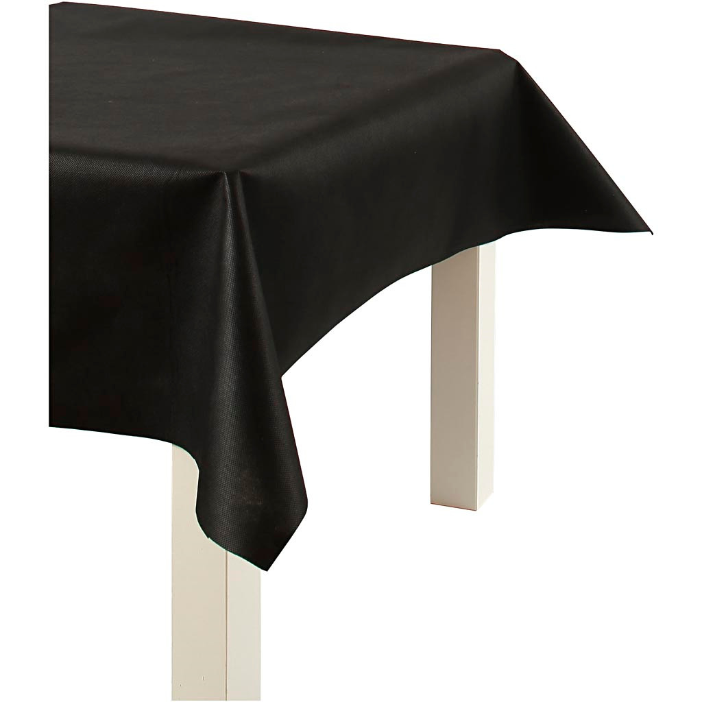 Dug af imiteret stof sort bredde 125 cm 70 gram/m2 - 10 meter