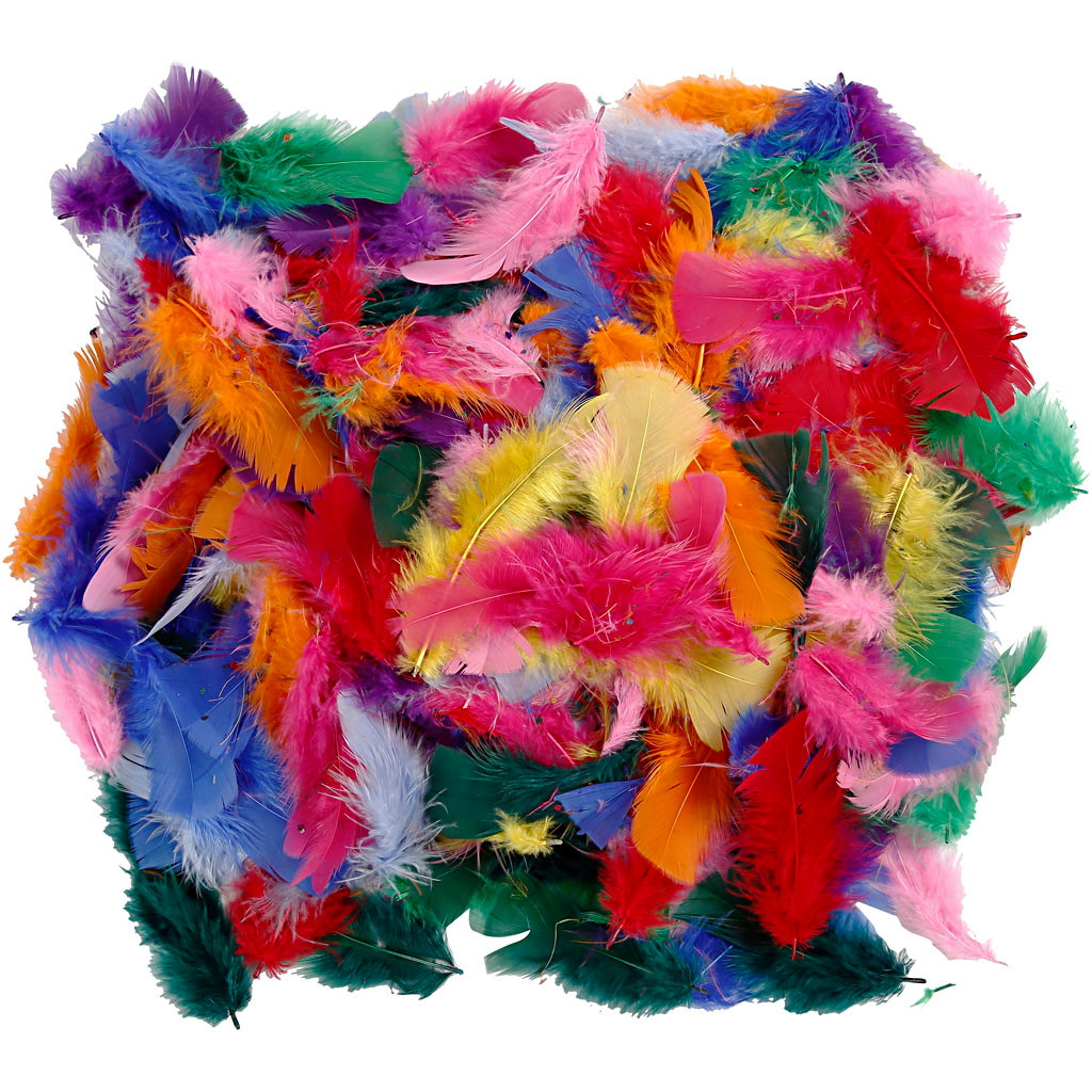 Dun - Assorterede farver - 7-8 cm - 50 g