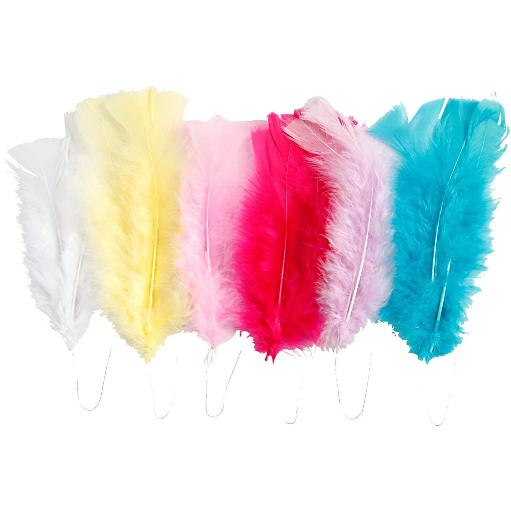 Dun længde 11-17 cm assorteret farver forårsfarver | 18 bundt