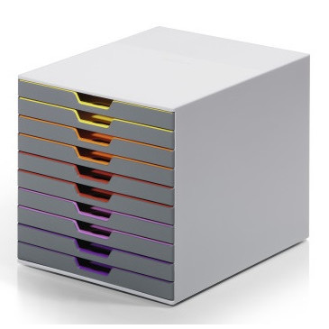 Skuffekabinet A4 med 10 skuffer Durable Varicolor