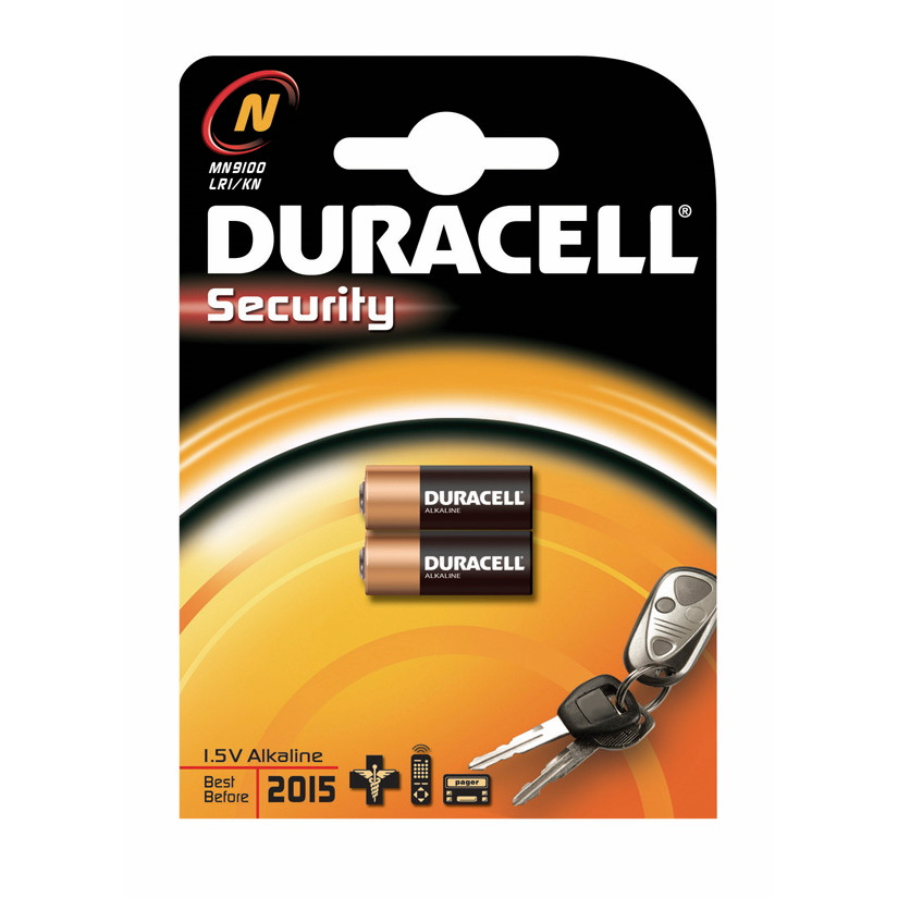 Batterier Duracell Security - N|MN 9100 2 stk