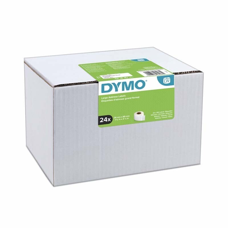DYMO 13187 - Adresselabel 36 x 89 mm - 24 ruller