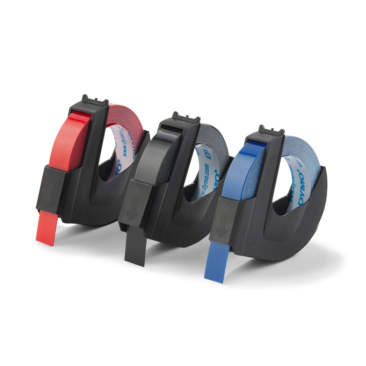 Dymo 3D Prægetape 9 mm i 3 farver - 3 ruller