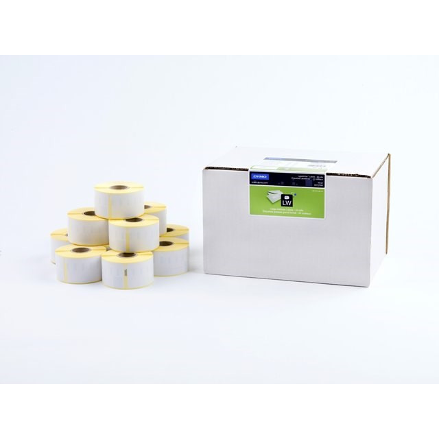 Etiketter - Dymo LW Addressing - 36x89 mm - Permanent - Hvid - 24 ruller á 260 stk