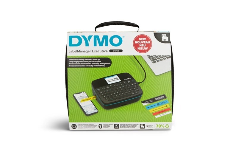 Labelmaskine - Dymo LabelManager Executive 640CB QWERTY - Sort