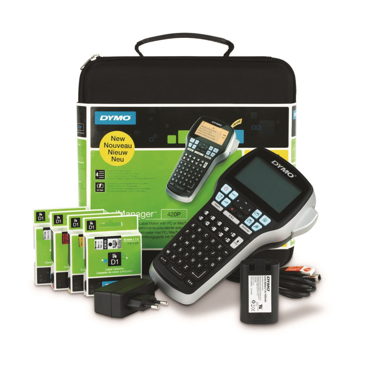 Dymo LabelManager 420P kit case