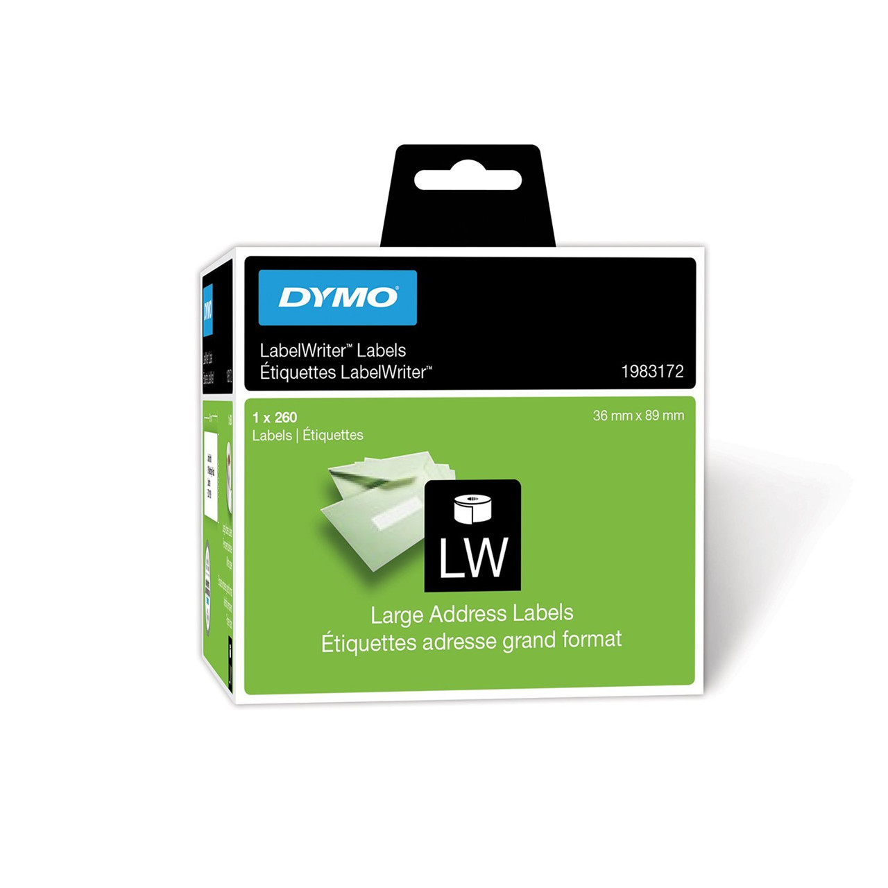 Etiketter - Dymo LabelWriter Address 89x36 mm - 260 etiketter/rulle