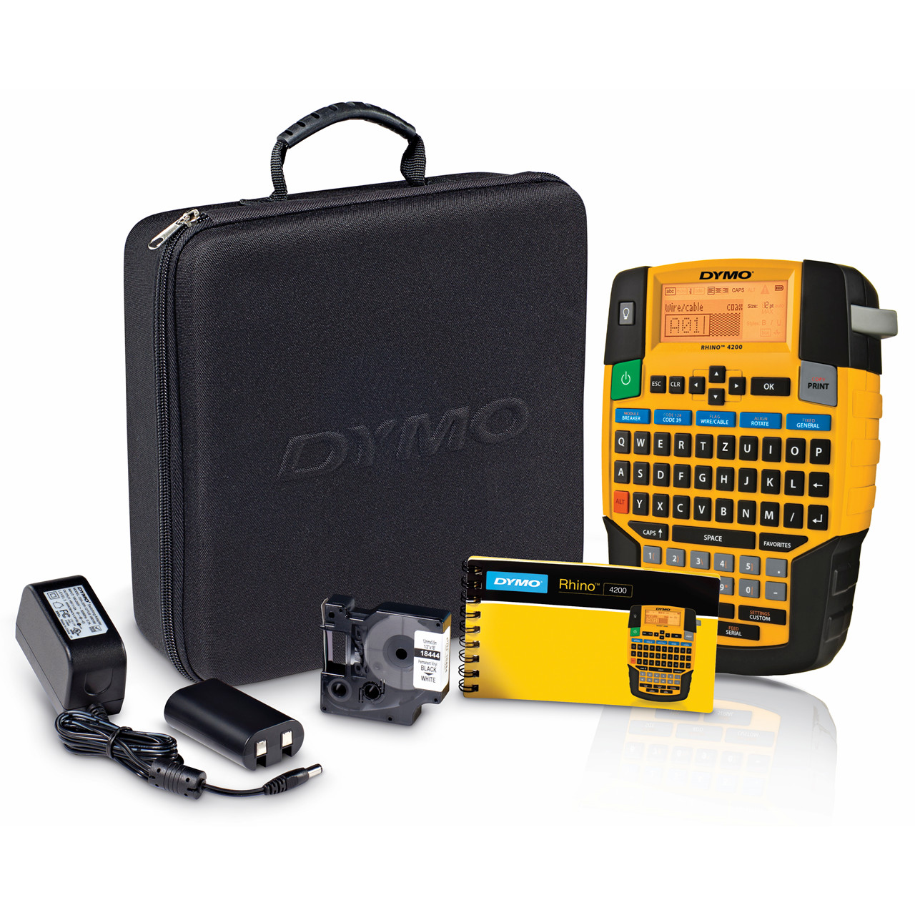 DYMO maskine Rhino 4200 med taske og tilbehør