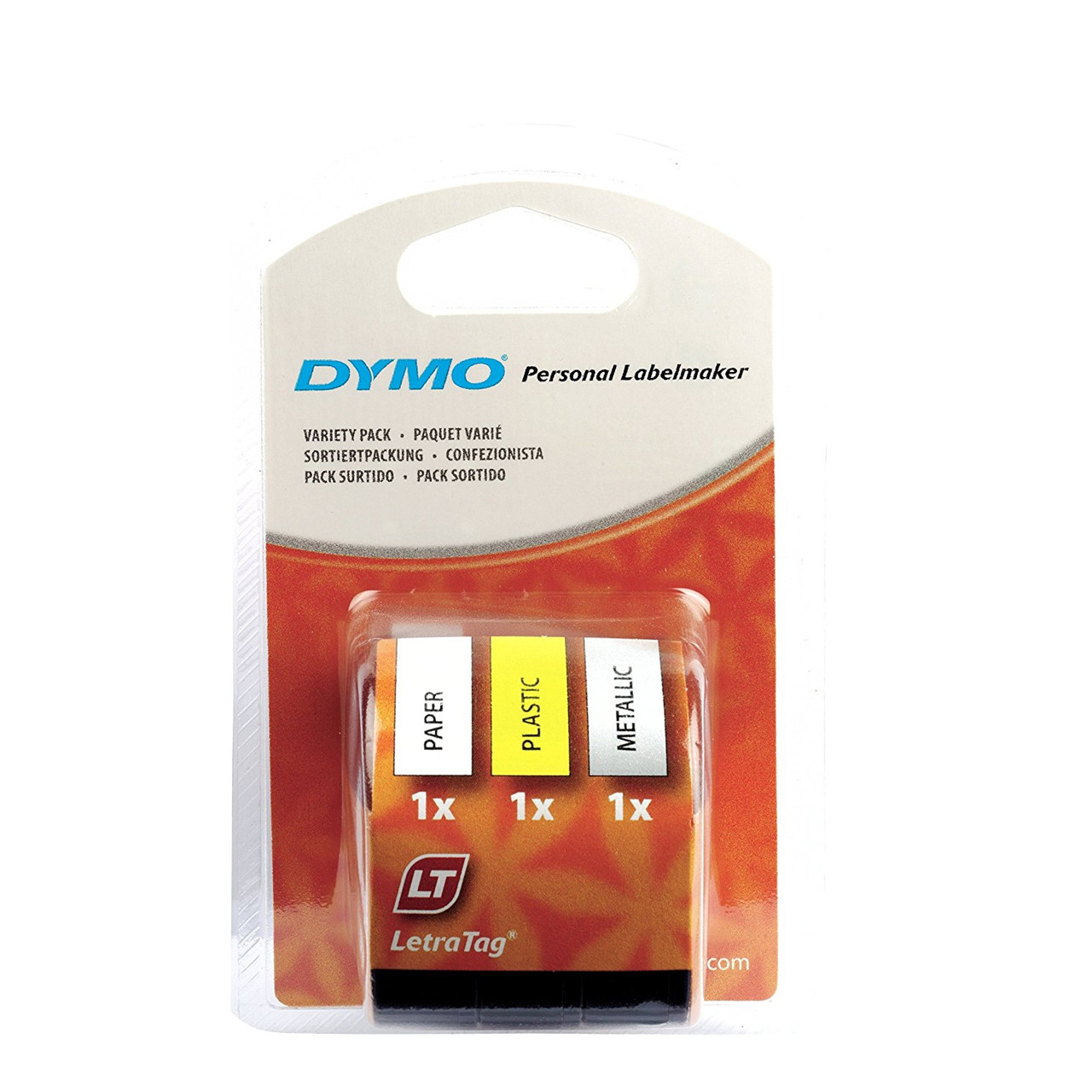 Mærkatbånd - Dymo LT 12 mm - 3-pak