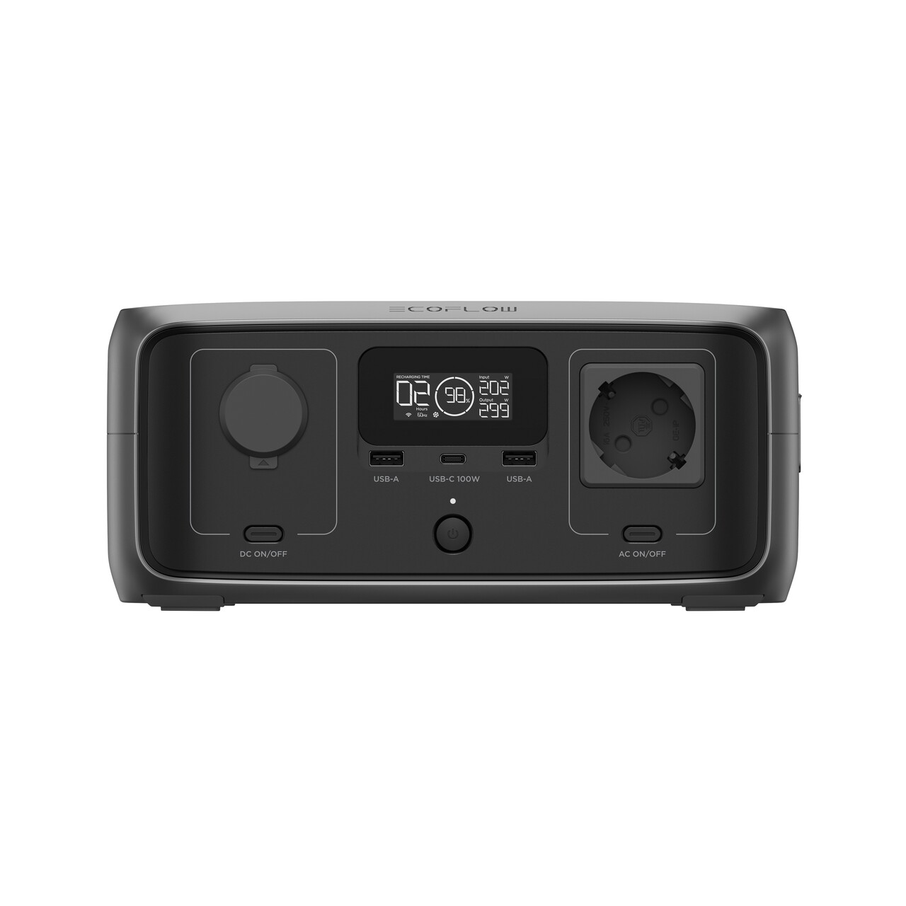 Powerstation - EcoFlow RIVER 3 - Portable - Sort