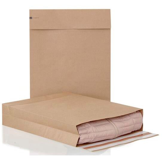 Forsendelsesposer - Paper Mailer 250x350x50+100 mm - Kraftpapir - 250 stk