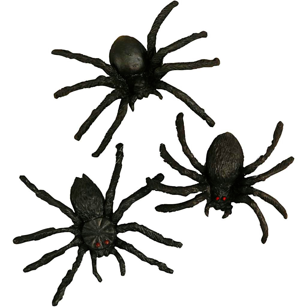 Edderkopper, str. 4 cm, 60ass.