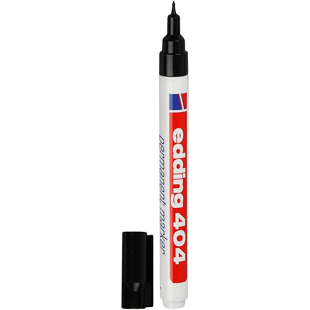 Edding 404 tusch – Sort – 0,75 mm