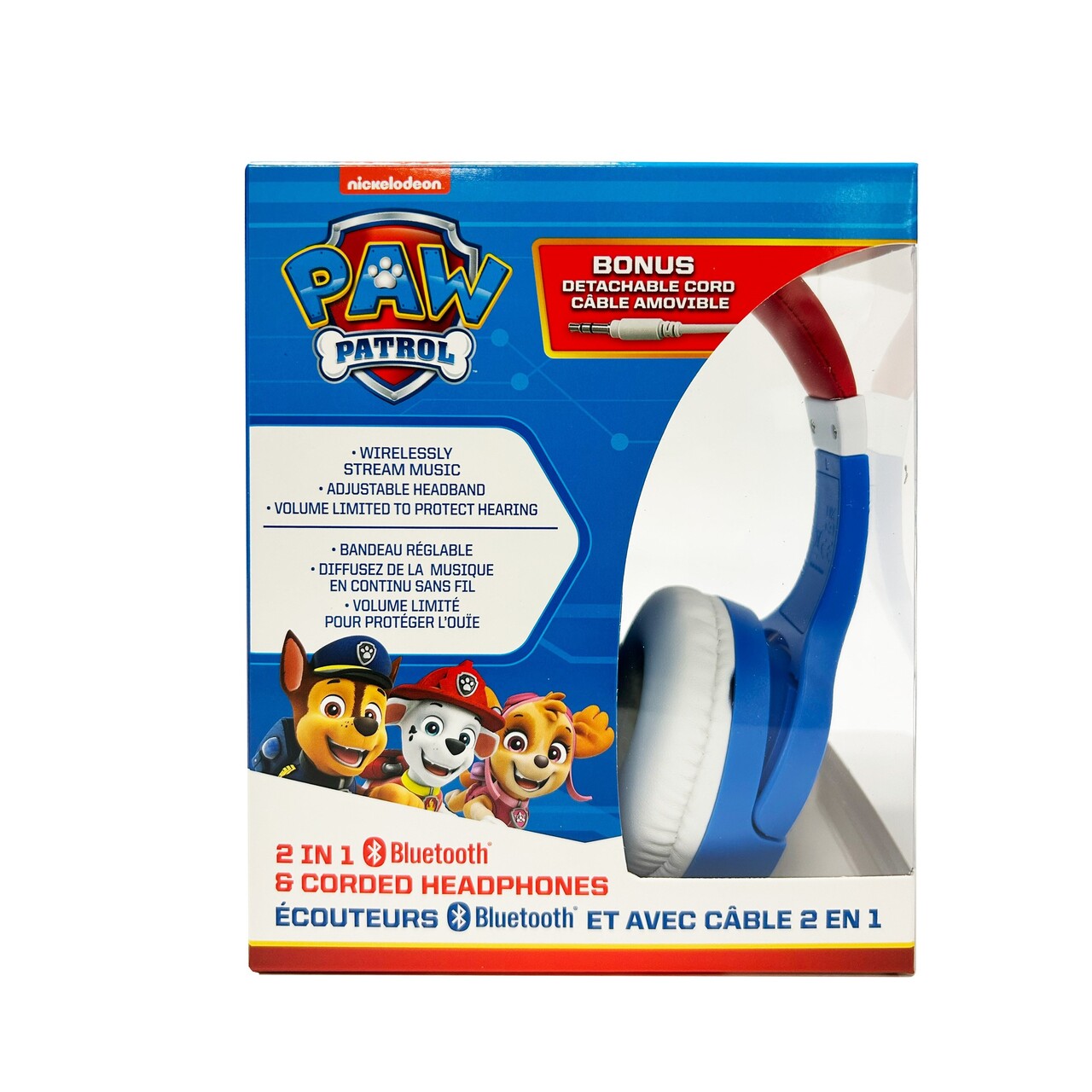 eKids Paw Patrol Bluetooth hovedtelefoner blå