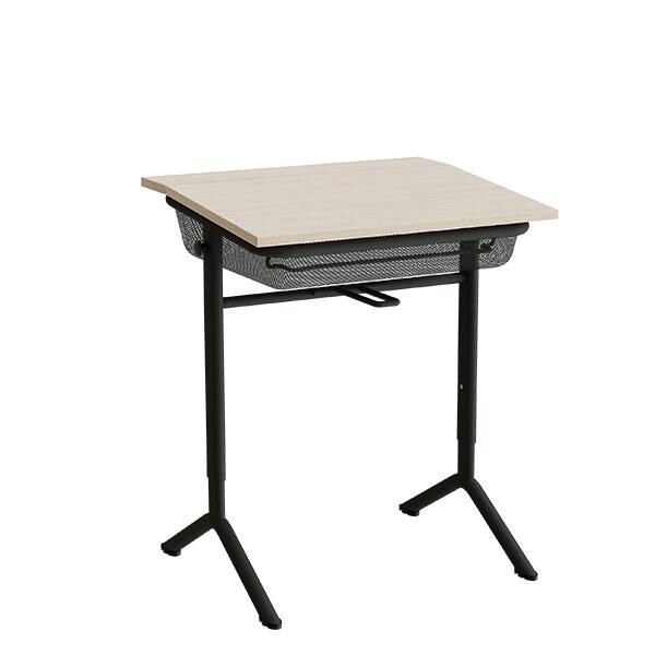 Elevbord Atlas 1128, 650x550mm, lyddæmpende eg højtrykslaminat, sortolivent stel