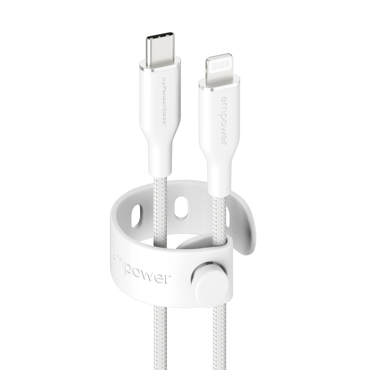 Empower by PanzerGlass Racing 60W USB-C to Lightning Cable 1.2M SilverWhite